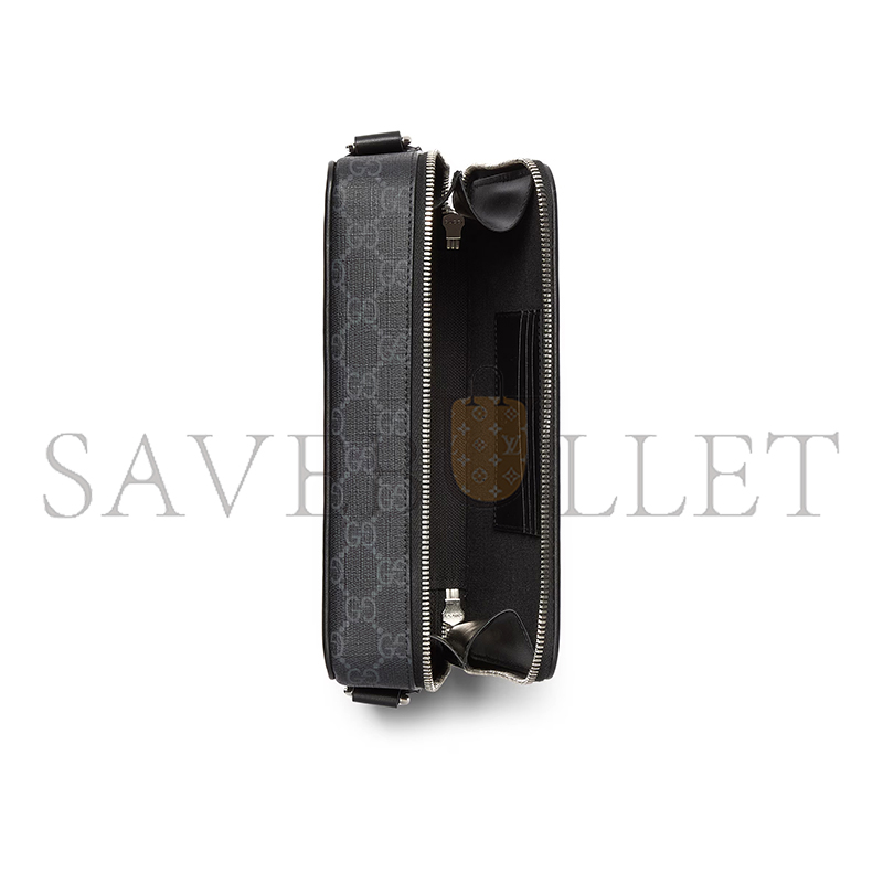 GUCCI GG BLACK SMALL SHOULDER BAG ‎792456 (22.5*14*7.5cm)